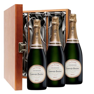 Laurent Perrier La Cuvee Champagne 75cl Treble Luxury Gift Boxed Champagne